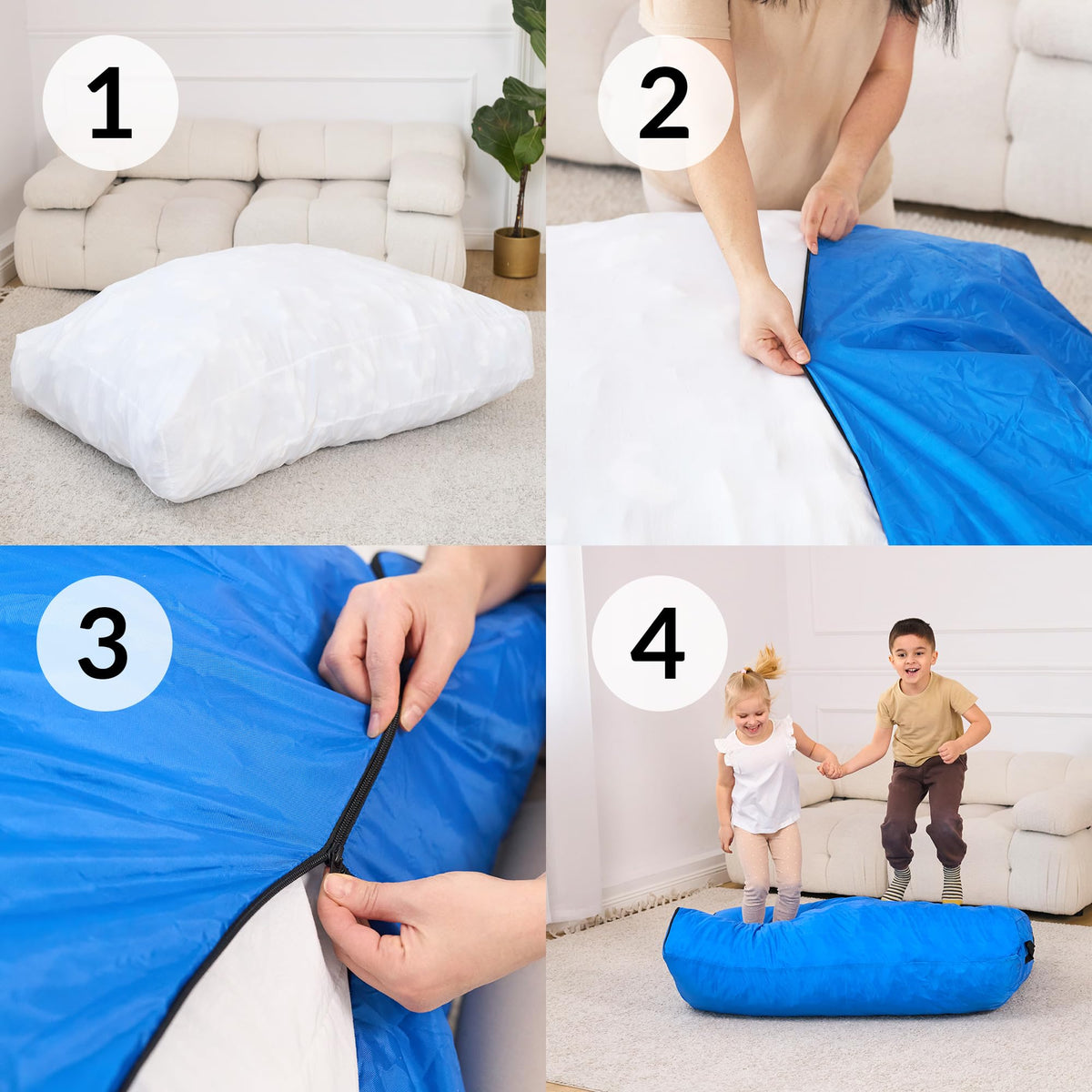 ODOXIA Crash Pad easy to store and maintain in busy homes