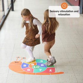 ODOXIA rain drops sensory path supports color recognition and movement.