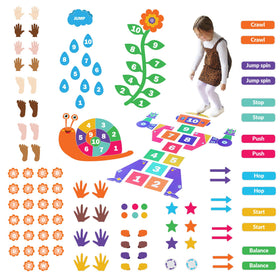 ODOXIA robot hopscotch sensory path for active play and coordination.