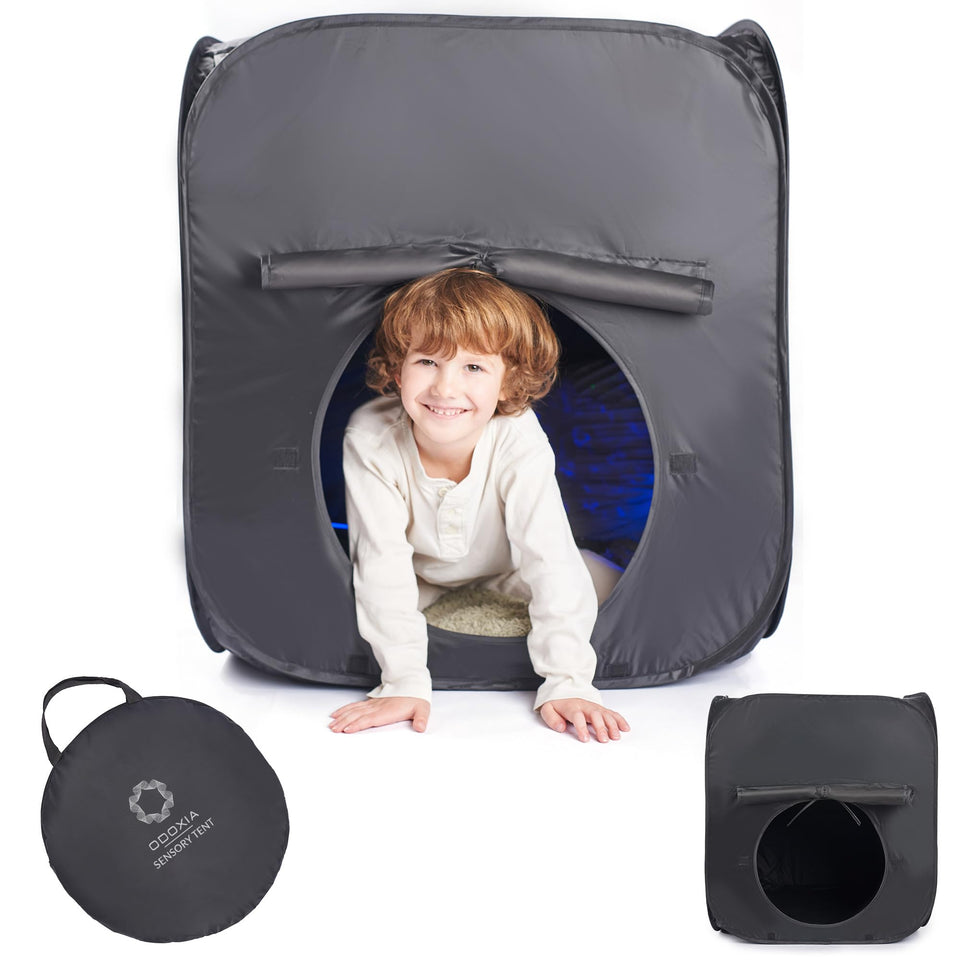 ODOXIA sensory tent exterior front view offers a ready calm corner for quick breaks