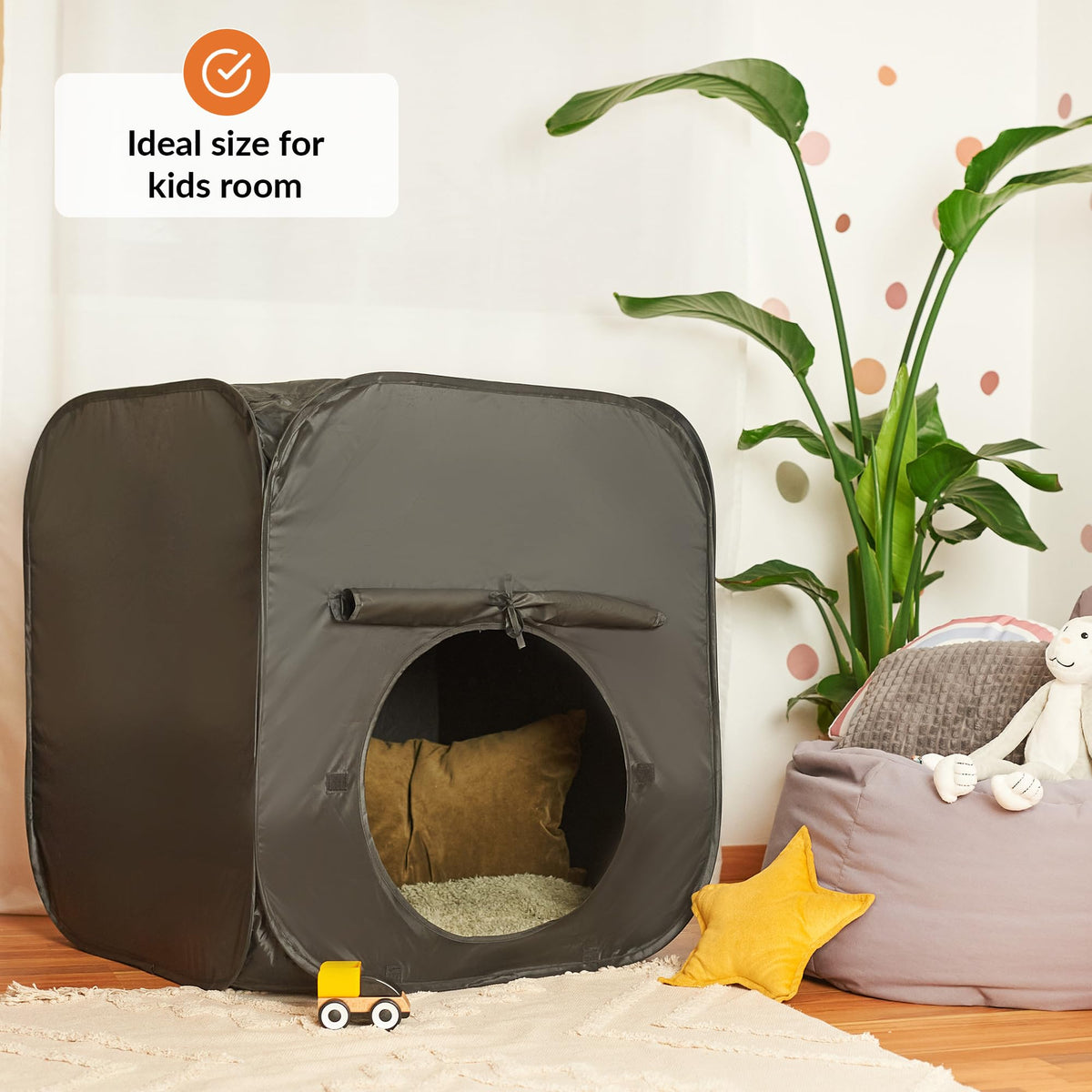 ODOXIA sensory tent interior shows a calm zone ideal for focused breaks