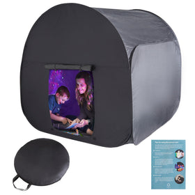 ODOXIA Sensory Tent pops up quickly for instant quiet space.