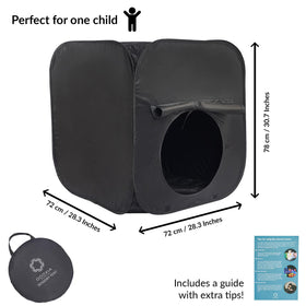 ODOXIA sensory tent portable space supports imaginative play and quiet time