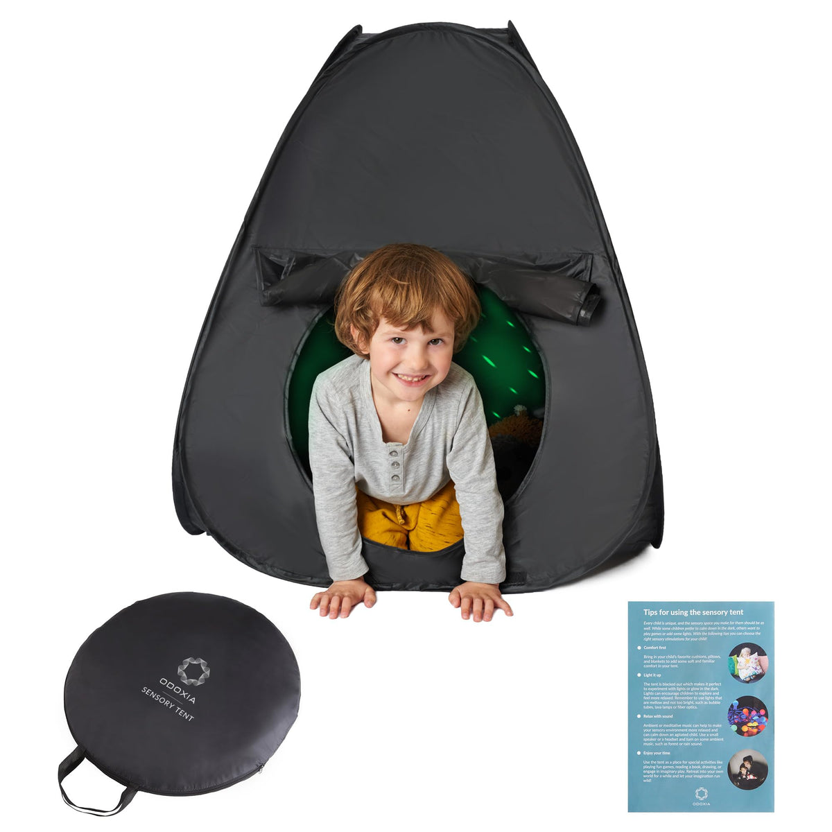 ODOXIA Sensory Tent Quiet Space offers a calm hideaway for focused play and rest.