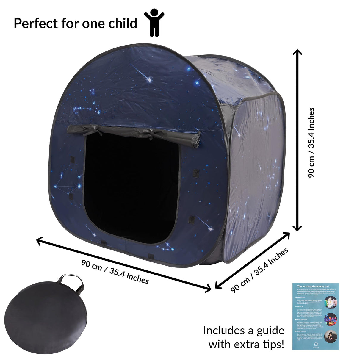 ODOXIA Sensory Tent Small ideal for classroom breaks and quiet time.