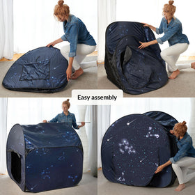 ODOXIA Sensory Tent Small quick pop up design for fast setup.