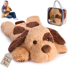 ODOXIA weighted dog plush calms nerves with gentle pressure for focus