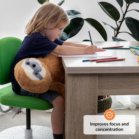 ODOXIA Weighted Sloth close-up fabric texture for cozy touch and durability
