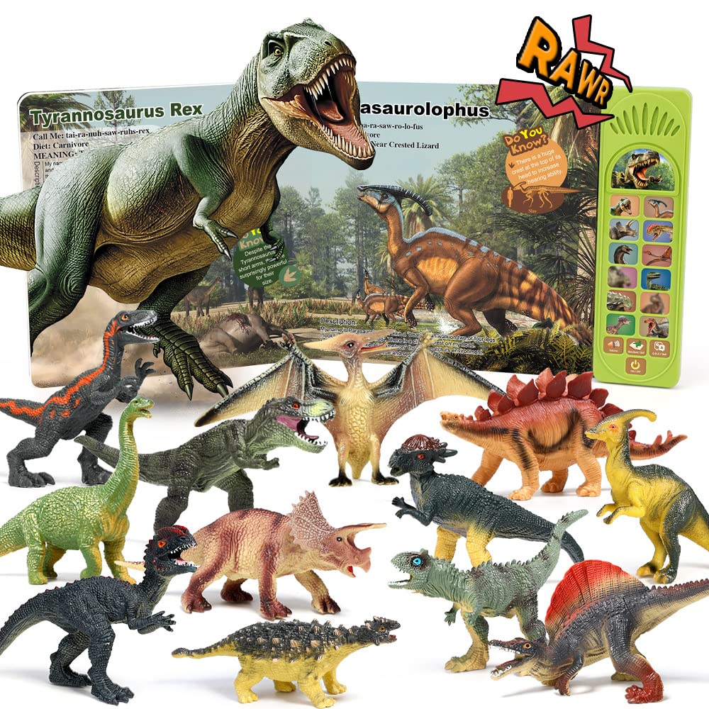 OENUX dinosaur interactive book cover — sparks imaginative play and early learning.