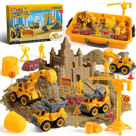 OENUX Play Sand Construction Set packaging, a premium gift for kids ages 3–8