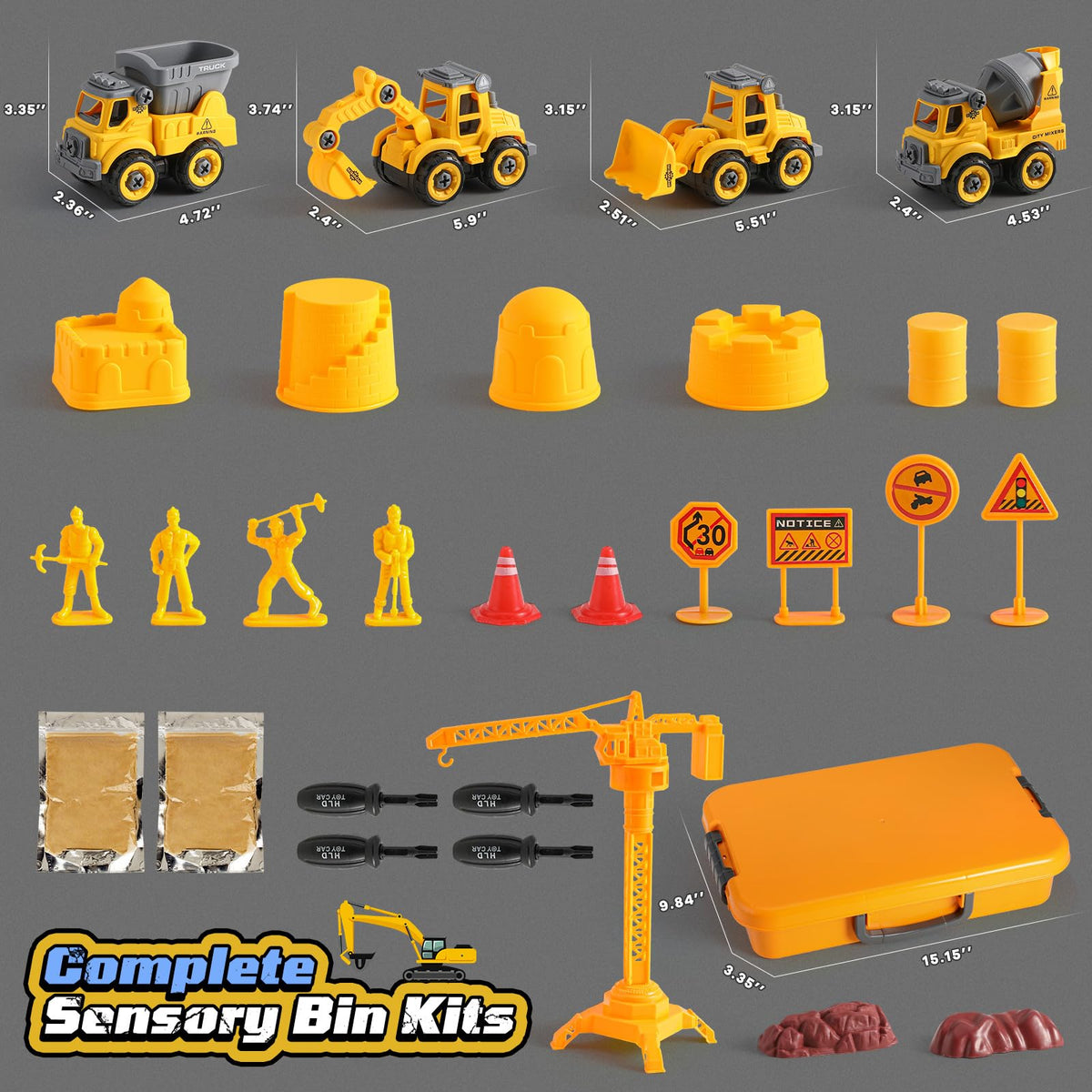 OENUX Take-apart trucks assembly showing how parts fit