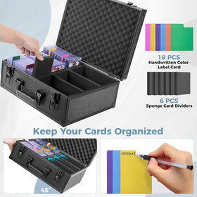 OEODAJ locking mechanism with spare keys secures your collection.