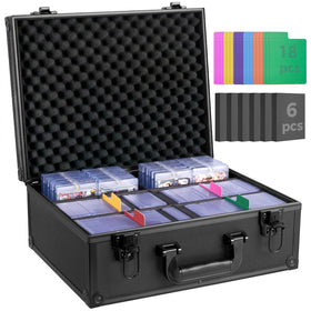 OEODAJ top loader storage box keeps 600+ cards organized and protected with a rugged shell.