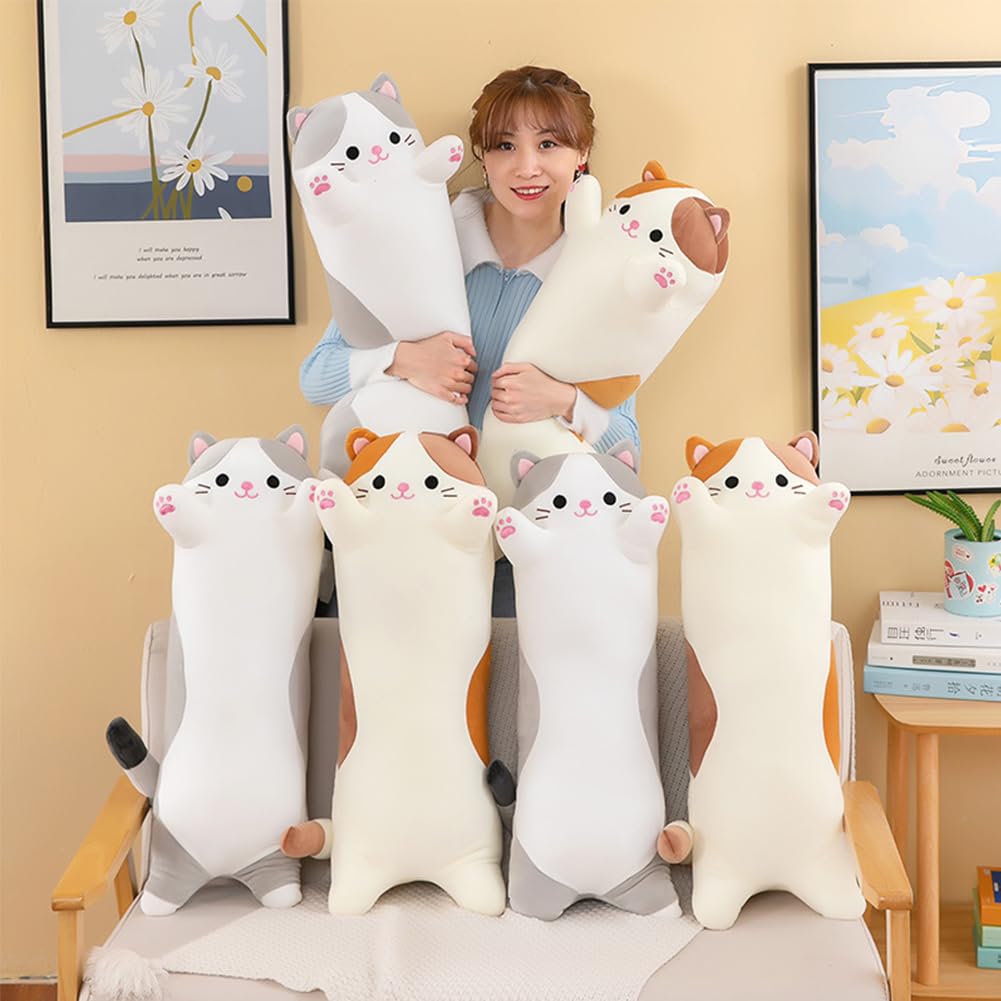 Oeonuas cat plush back accents add playful charm.