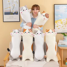 Oeonuas cat plush back accents add playful charm.