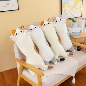 Oeonuas cat plush room decor adds cute cozy vibes.