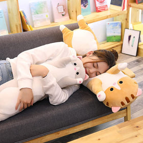 Machine-washable Oeonuas cat plush for simple care