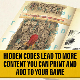 Premium artwork closeup in Mind MGMT showcases immersive storytelling visuals.