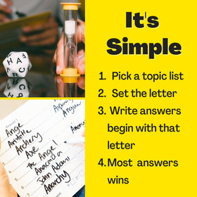 OFF TOPIC markers set provides bold, easy-to-read responses for teammates.