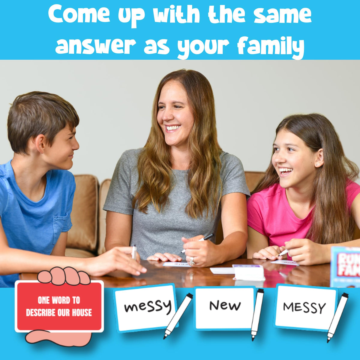 OFF TOPIC Runs in the Family family quiz board promotes laughs and togetherness.