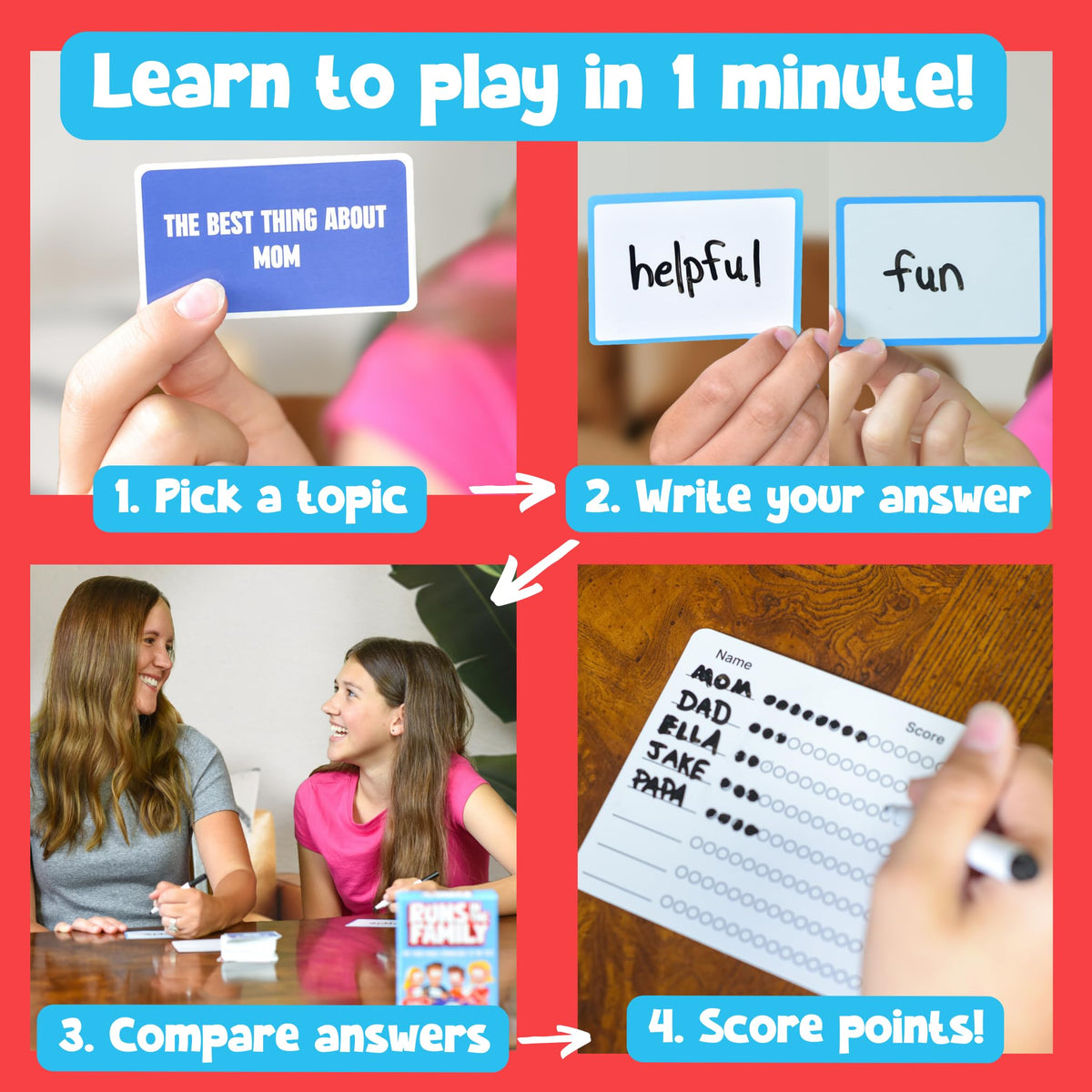 OFF TOPIC Runs in the Family screen-free play invites quality evenings.