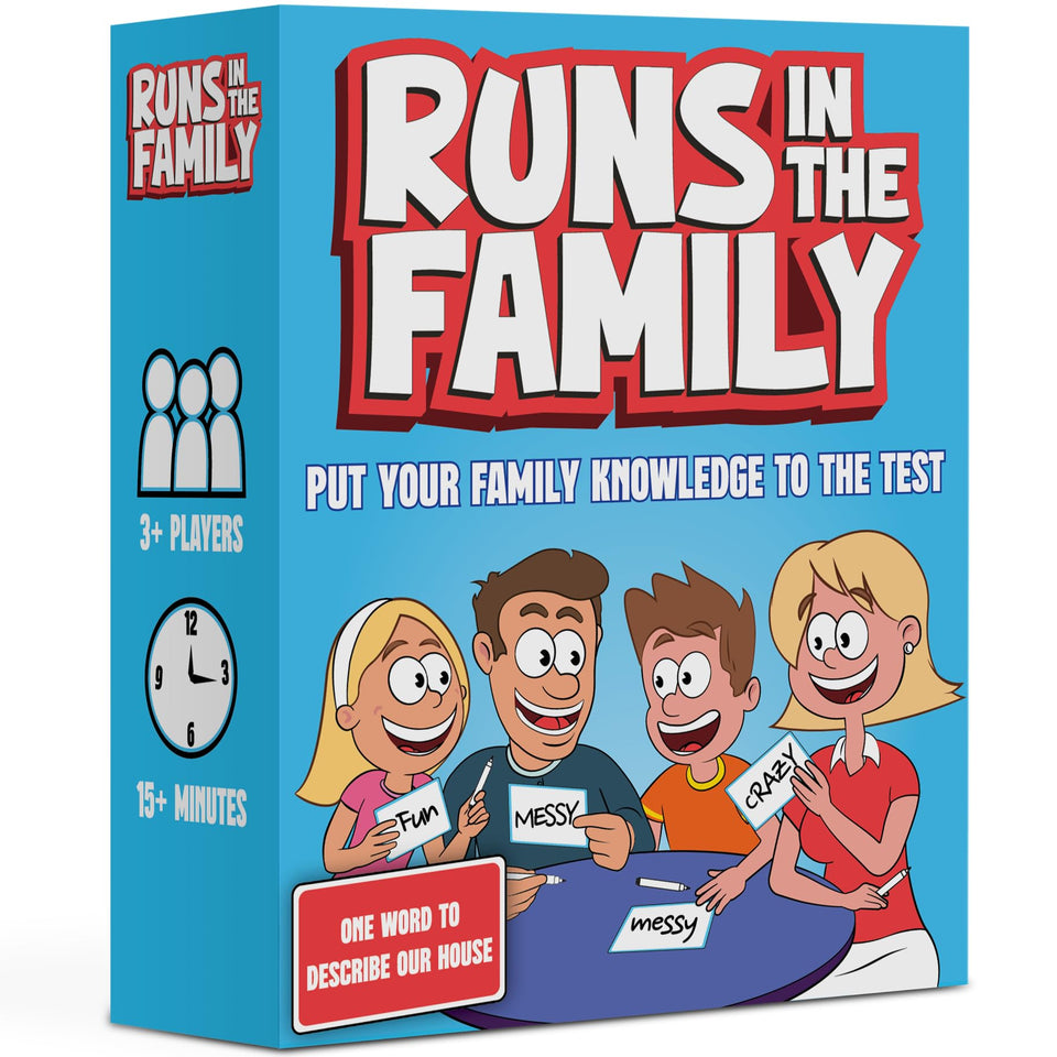 OFF TOPIC Runs in the Family topic cards spark quick family bonding.