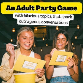 OFF TOPIC topic cards pack sparks witty discussions and playful debates.