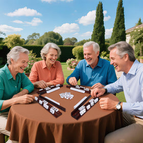 Offelec mahjong racks support multiple games for versatile play