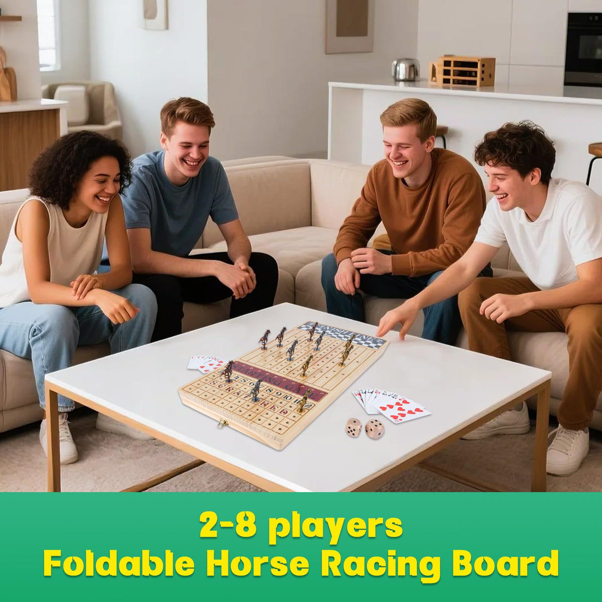 Offelec retro metal horses ready for a fast-paced race