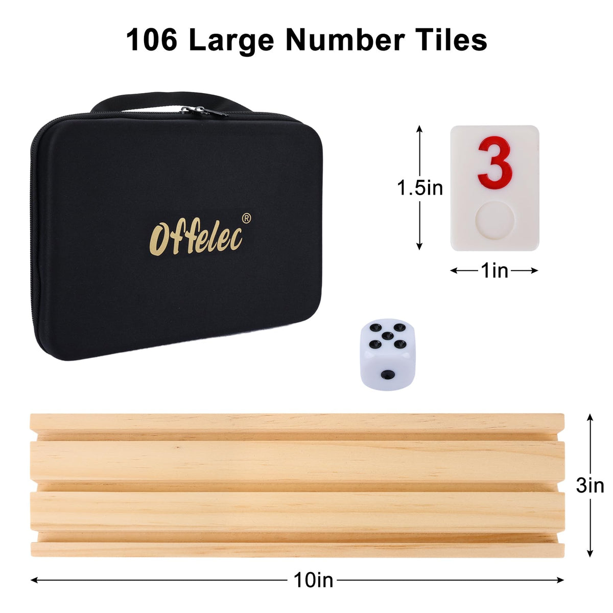 Offelec Rummy carry case keeps components organized for travel.