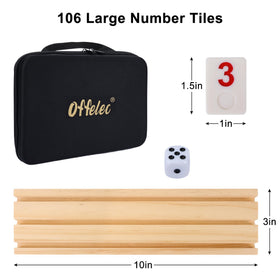 Offelec Rummy carry case keeps components organized for travel.