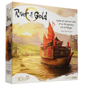Office Dog River of Gold game cover inviting Rokugan adventure and strategy.