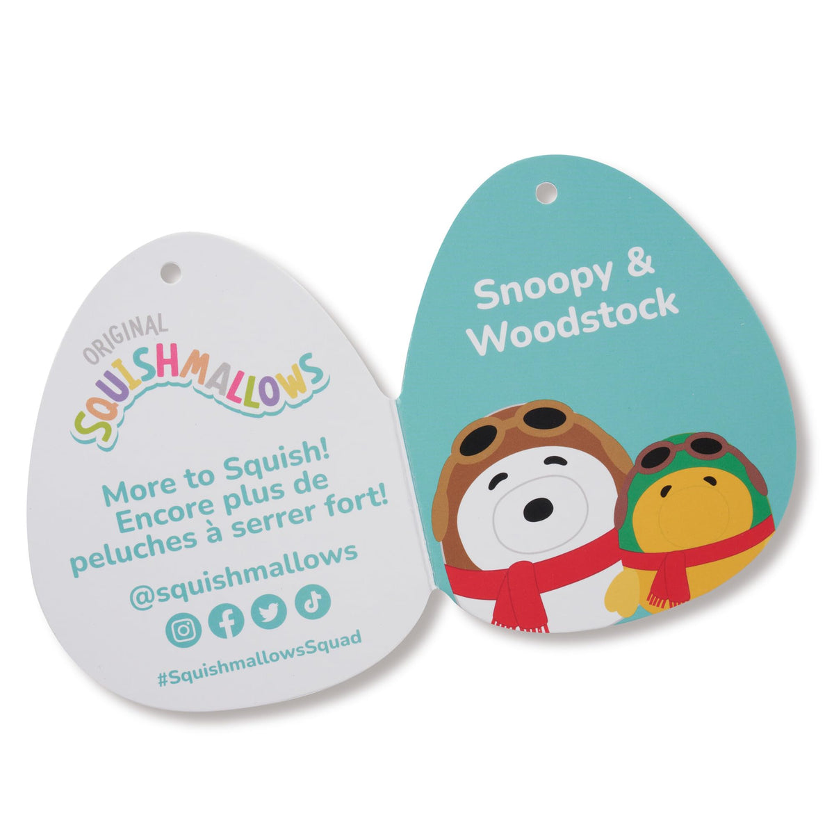 Officially licensed Peanuts Squishmallows ensure authentic character charm.