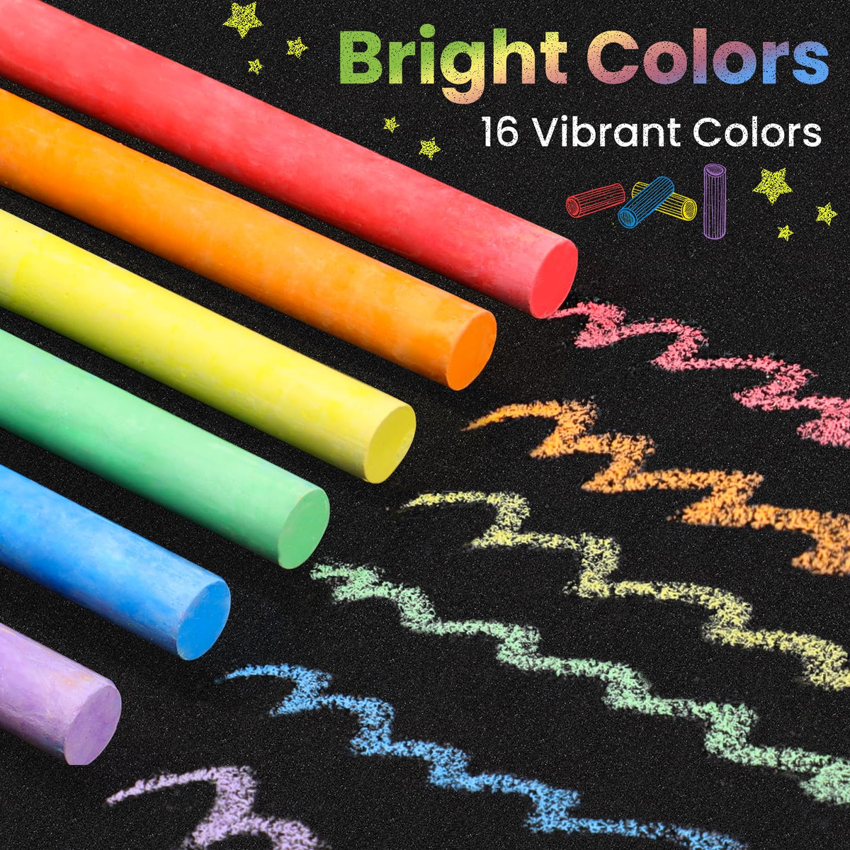 Officygnet chalk box open showing compact packs and colors.