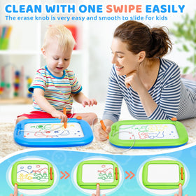 Officygnet color-zone drawing interface aids color recognition during play.