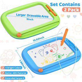 Officygnet 9-inch drawing area showcases vivid colors for small hands.