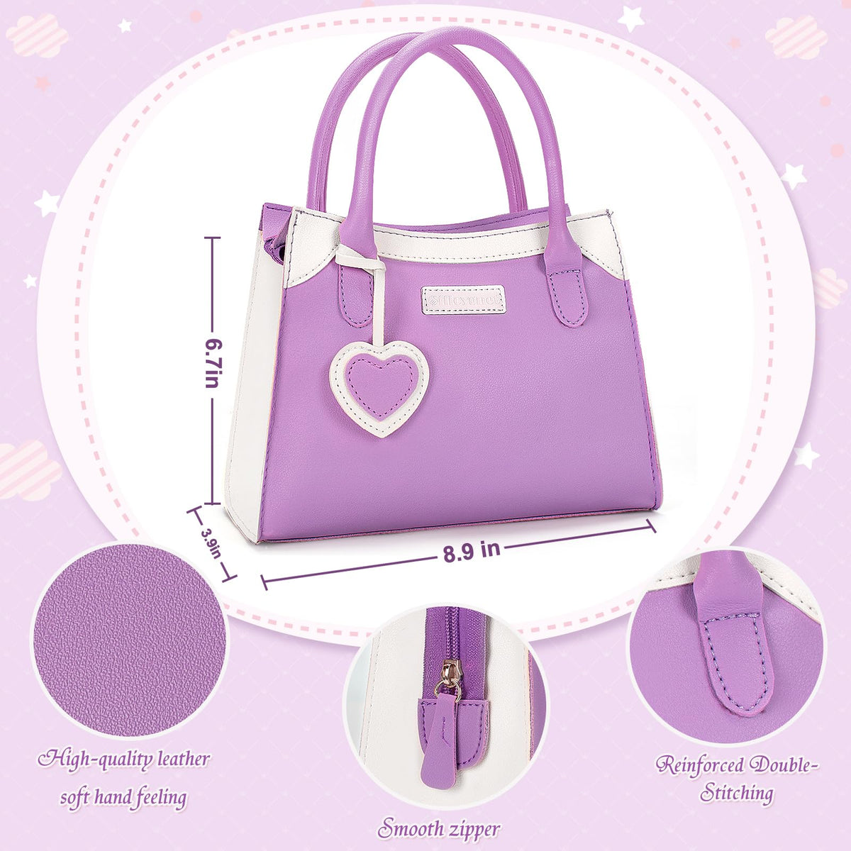 Officygnet purse accessories set with wallet and cards for pretend shopping