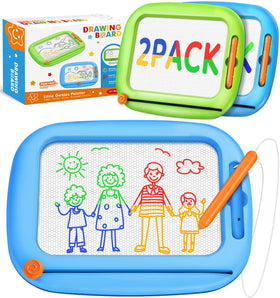 Officygnet two-pack magnetic drawing boards for shared play and learning.