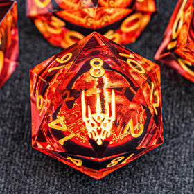 OGCOPHEN DND gaze eye dice set with liquid core for fair, smooth rolls