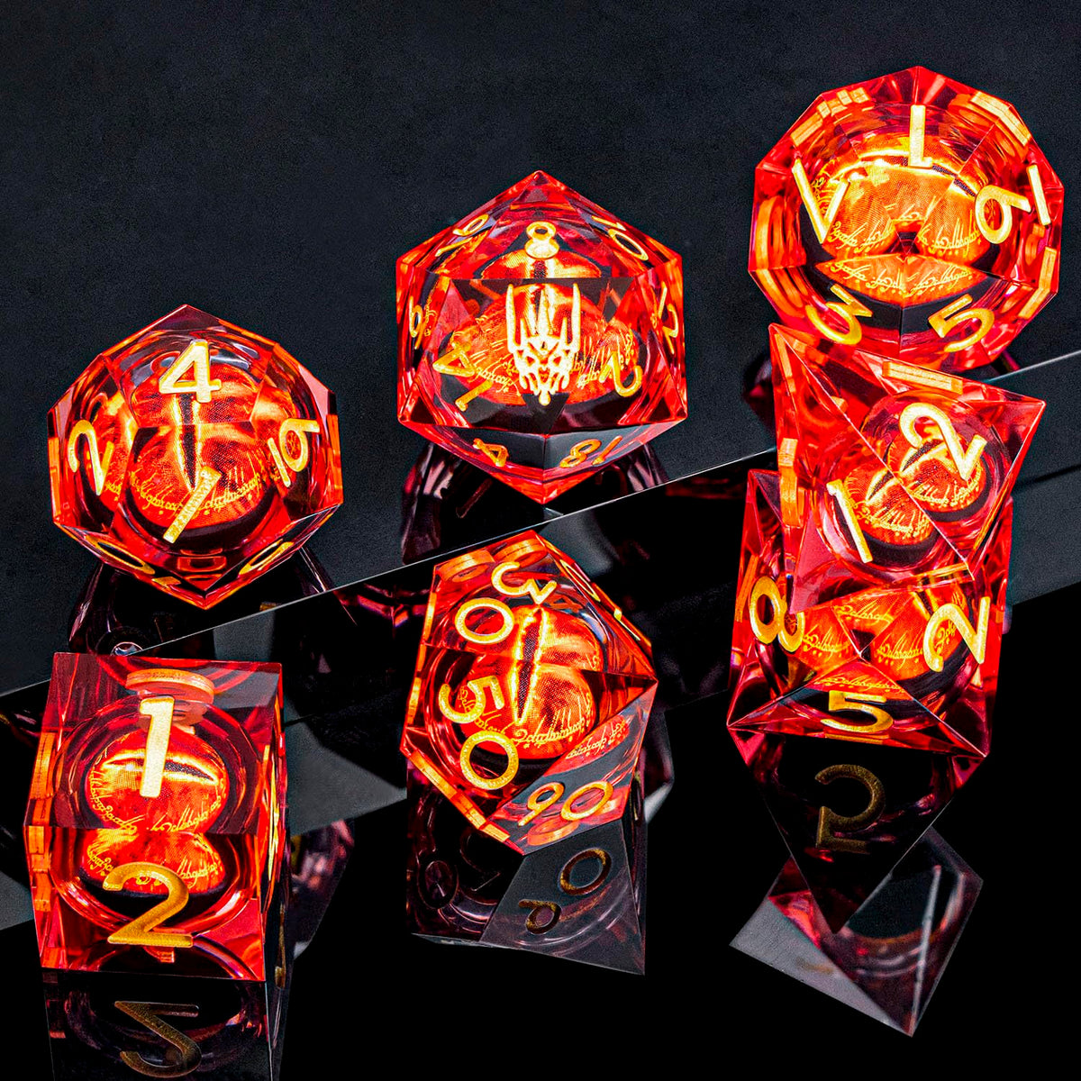 Polished resin finish provides satisfying weight for smooth rolls