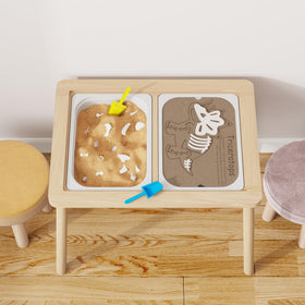 Ogears dinosaur puzzle-digs, sturdy MDF board supports durable, hands-on exploration