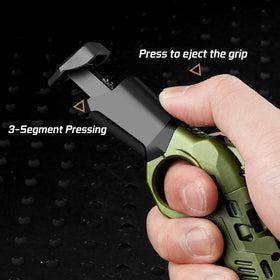 Ography fidget gun fits easily in a pocket for on-the-go EDC.