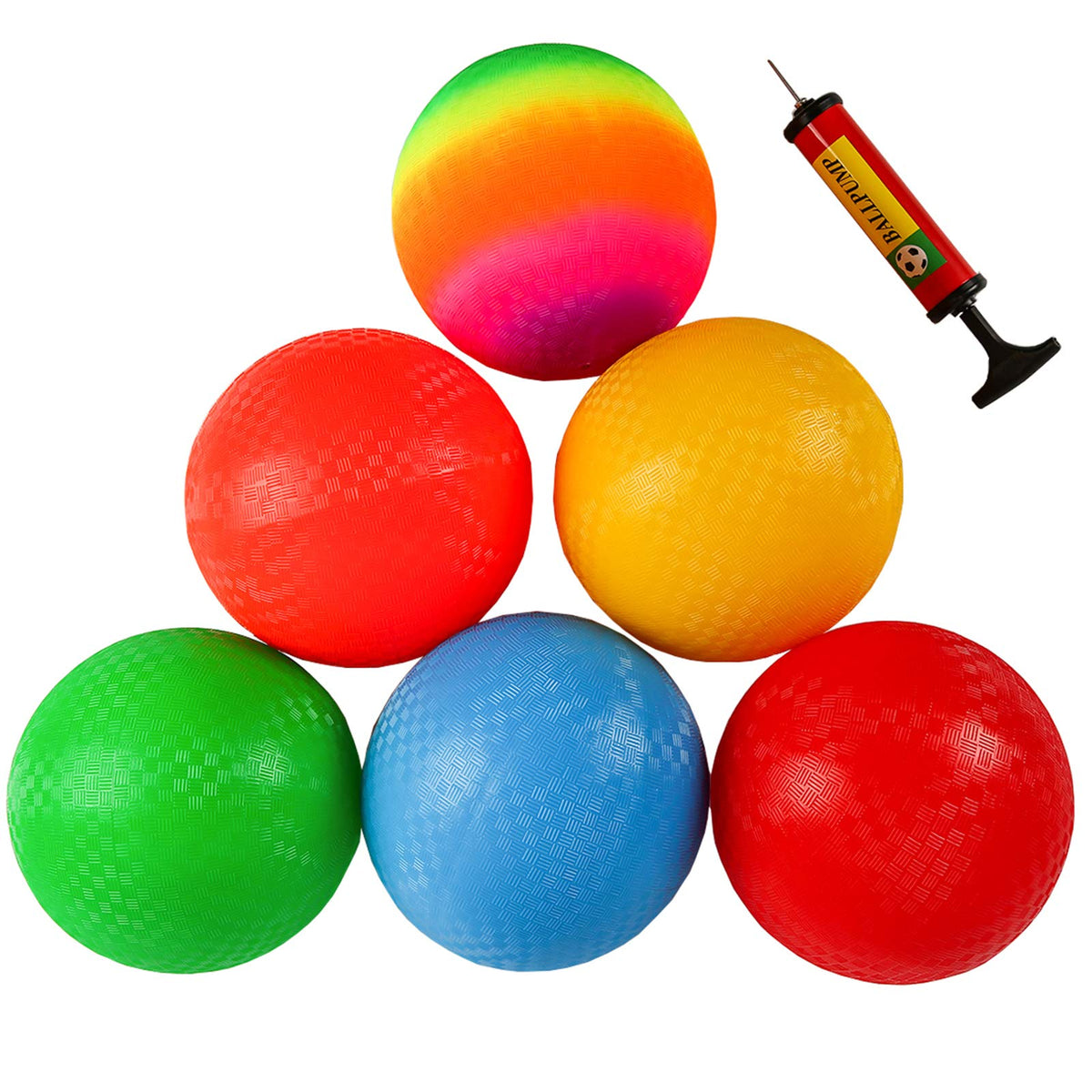 Ogrmar blue dodgeball with easy grip for kids' outdoor play.