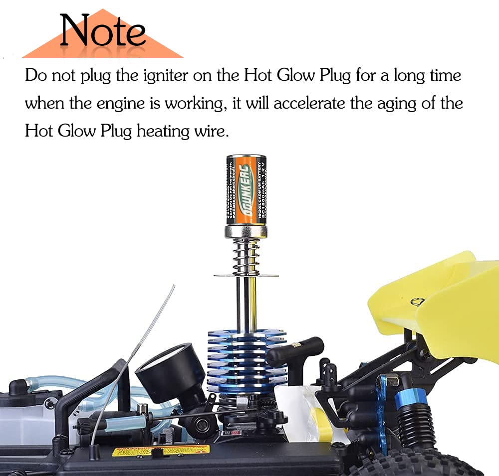 OGUNKE glow plug igniter with charger simplifies field starts.
