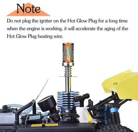 OGUNKE glow plug igniter with charger simplifies field starts.