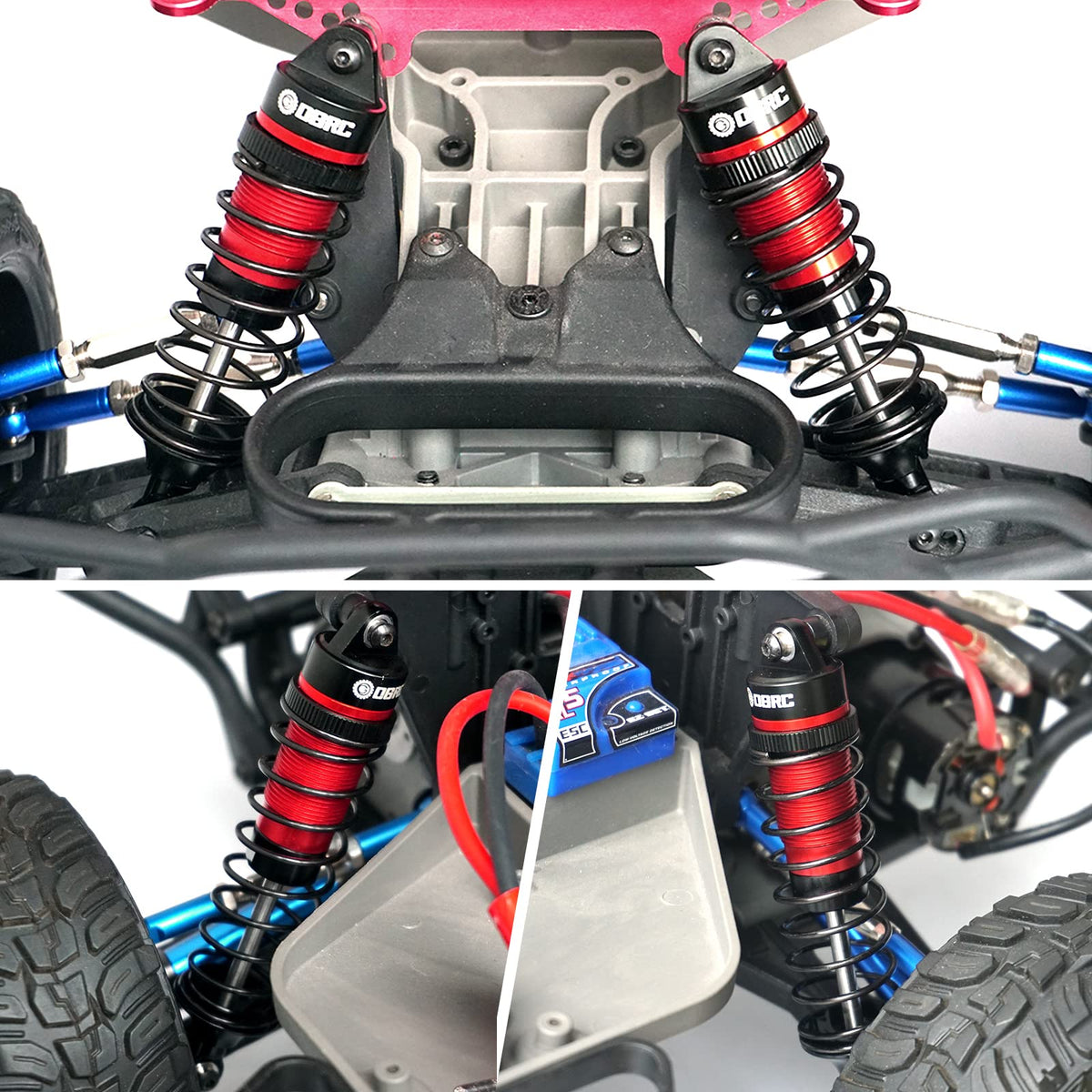 OGUNKE OGRC damping system with big bore design delivers ultra-smooth handling on rough terrain.