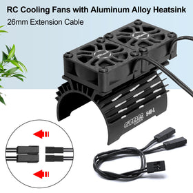 OGUNKE OGRC package includes two fans, carbon fiber covers, heatsink, and extension