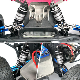OGUNKE OGRC front shock with 85mm center distance supports balanced ride height.