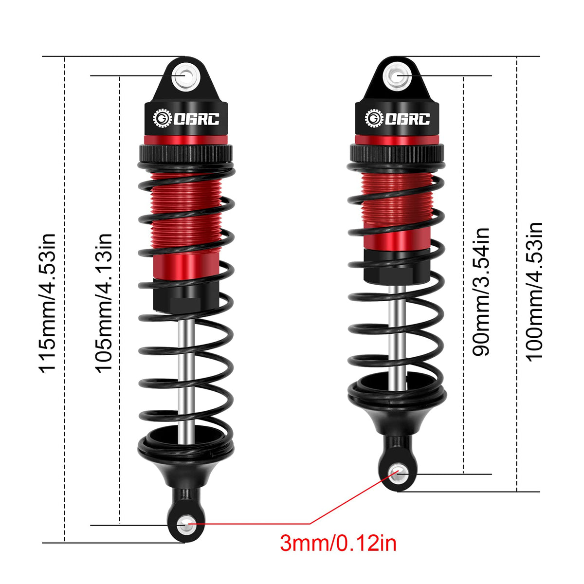 OGUNKE OGRC hard-anodized aluminum bodies provide durable performance during jumps.