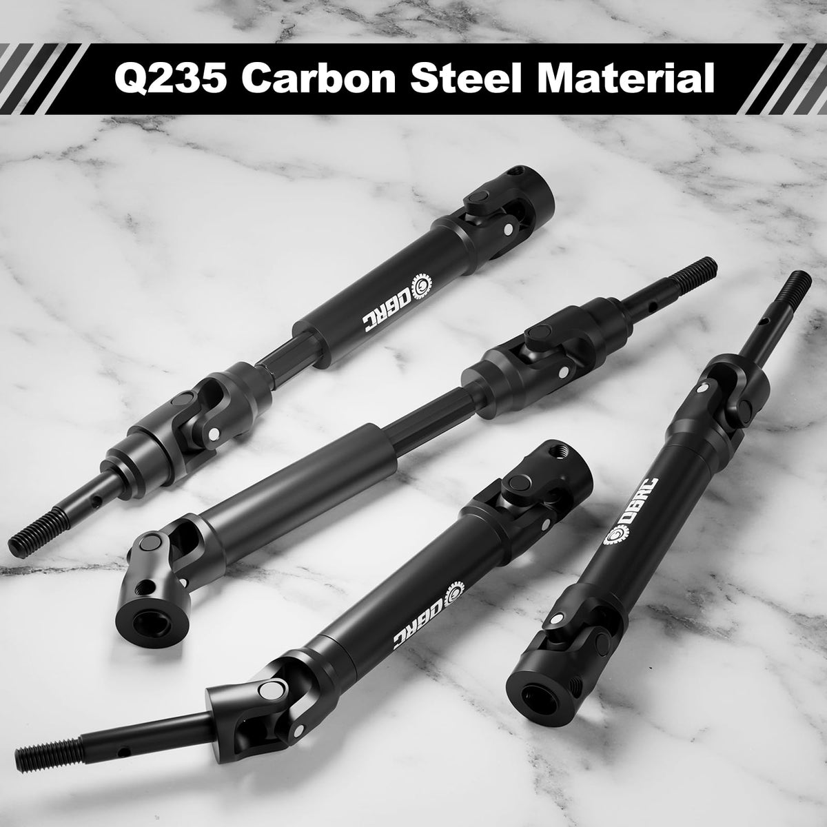OGUNKE OGRC rear driveshaft for Traxxas Slash 4x4 boosts durability under high torque.